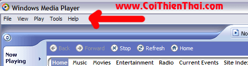 Hình 7: Menu của Windows Media Player