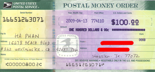 Money Order USPS