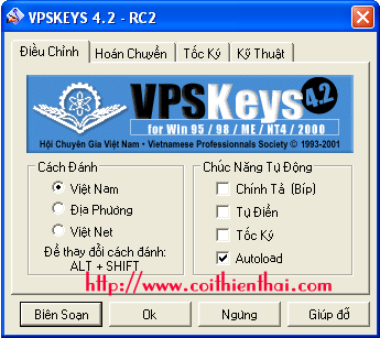 VPS Key when you start VPS Key