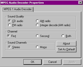 Select First or Second Channel to turn off singer's voice